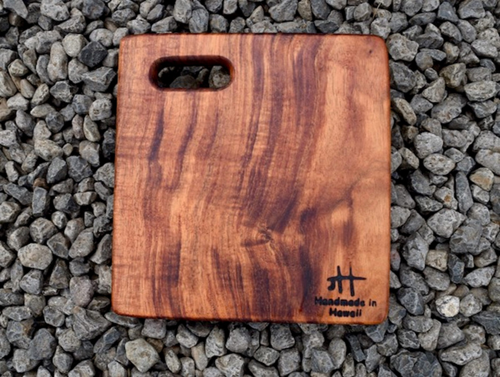 One-of-a-kind reclaimed Hawaiian wood cutting board by Foundwood