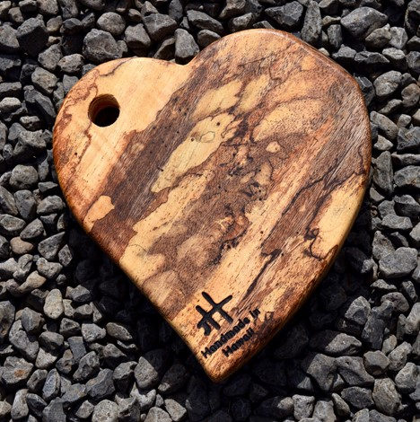One-of-a-kind reclaimed Hawaiian wood cutting board by Foundwood
