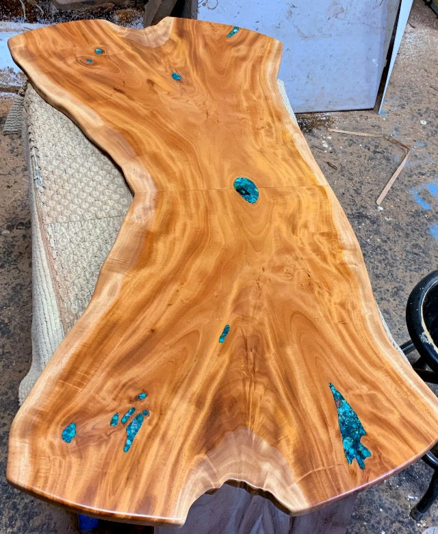 Handcrafted reclaimed-wood furniture piece by Foundwood